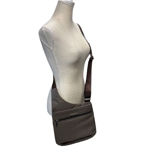 Hedgren Inner City Fate RFID Crossbody Bag Sepia Brown Adjustable Strap Travel - Picture 1 of 15